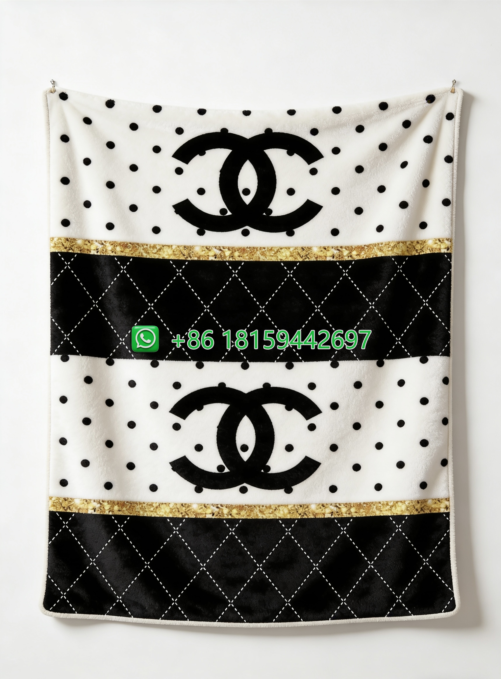 Chanel Throw Blankets